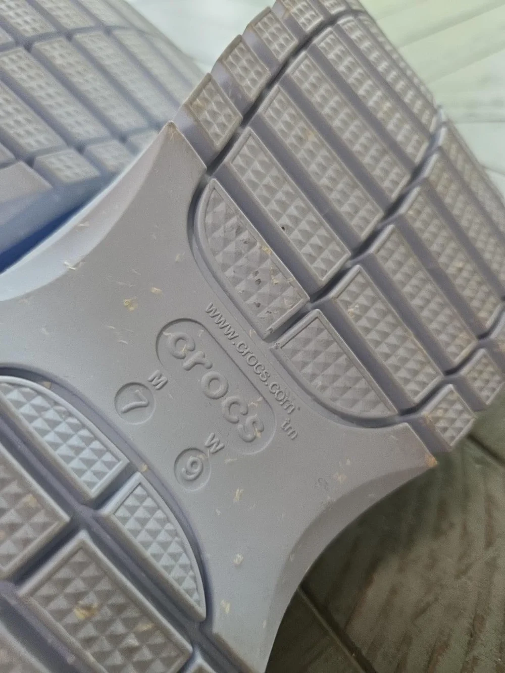 CROCS platform sandals